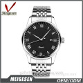 New elegent simple design stainless steel watches for men and women